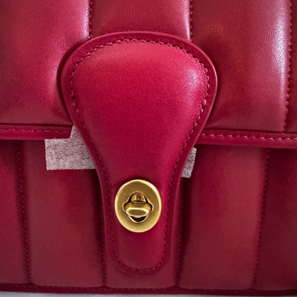 New. NWT Never used Coach Willis Top Handle 18 With Quilting - Picture 6 of 15